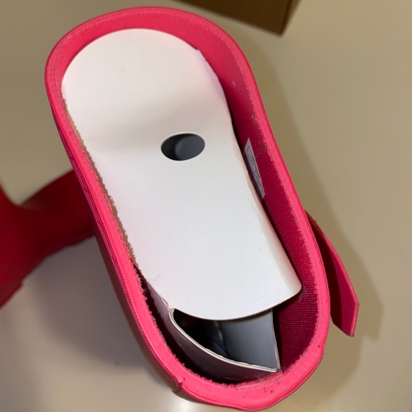 HUNTER Tall Pink Rain Boots Size 6 - Picture 13 of 16